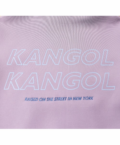 KANGOL(カンゴール)の「【KANGOL KIDS】バックプリントダンボールフーディー(パーカー・キッズ・チャコールグレー/グレー/パープル・120㎝/130㎝/140㎝/150cm)」の8枚目の写真