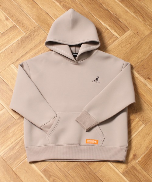 KANGOL(カンゴール)の「【KANGOL KIDS】バックプリントダンボールフーディー(パーカー・キッズ・チャコールグレー/グレー/パープル・120㎝/130㎝/140㎝/150cm)」の9枚目の写真