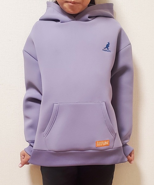 KANGOL(カンゴール)の「【KANGOL KIDS】バックプリントダンボールフーディー(パーカー・キッズ・チャコールグレー/グレー/パープル・120㎝/130㎝/140㎝/150cm)」の19枚目の写真