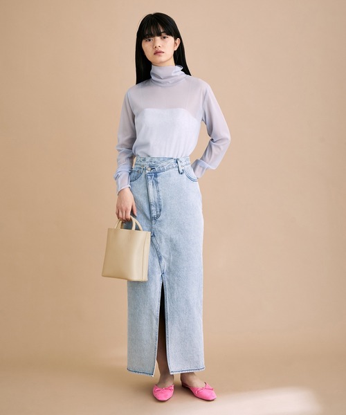 ADAM ET ROPE'（アダムエロペ）の「ダブルポケット2WAYバッグ（ショルダーバッグ・レディース・ブラック/ベージュ/オフホワイト/ブラック系その他・FREE）」の10枚目の写真