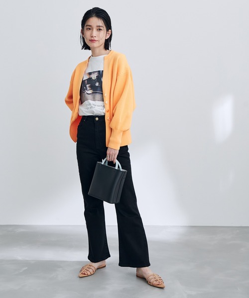 ADAM ET ROPE'（アダムエロペ）の「ダブルポケット2WAYバッグ（ショルダーバッグ・レディース・ブラック/ベージュ/オフホワイト/ブラック系その他・FREE）」の12枚目の写真