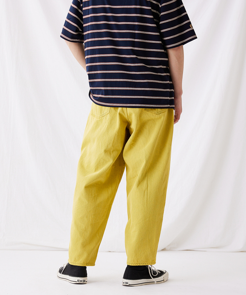 JOURNAL STANDARD（ジャーナルスタンダード）の「バルーン デニム カラーオーバーダイ（デニムパンツ・メンズ・マスタード/グリーン/ブルー系その他/オレンジ/インディゴブルー/ピンク/モスグリーン・SMALL/MEDIUM/LARGE）」の10枚目の写真