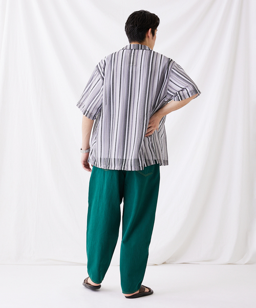 JOURNAL STANDARD（ジャーナルスタンダード）の「バルーン デニム カラーオーバーダイ（デニムパンツ・メンズ・マスタード/グリーン/ブルー系その他/オレンジ/インディゴブルー/ピンク/モスグリーン・SMALL/MEDIUM/LARGE）」の18枚目の写真