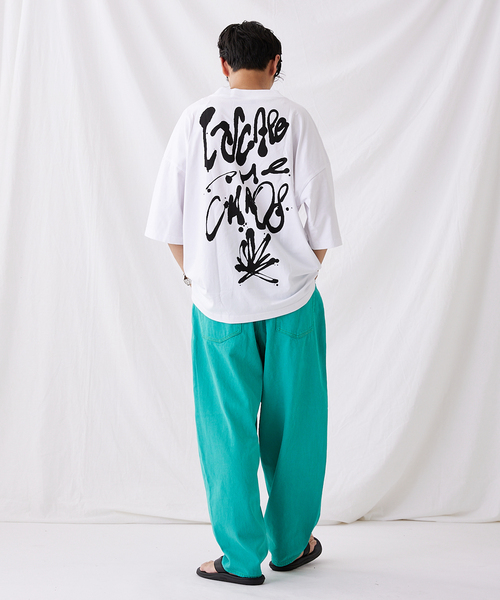 JOURNAL STANDARD（ジャーナルスタンダード）の「バルーン デニム カラーオーバーダイ（デニムパンツ・メンズ・マスタード/グリーン/ブルー系その他/オレンジ/インディゴブルー/ピンク/モスグリーン・SMALL/MEDIUM/LARGE）」の21枚目の写真