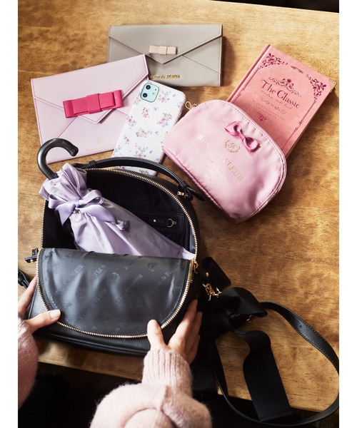 Maison de FLEUR（メゾンドフルール）の「リボンMリュック（バックパック/リュック・レディース・ブラック/ピンク・FREE）」の17枚目の写真