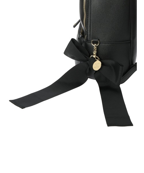 Maison de FLEUR（メゾンドフルール）の「リボンMリュック（バックパック/リュック・レディース・ブラック/ピンク・FREE）」の4枚目の写真