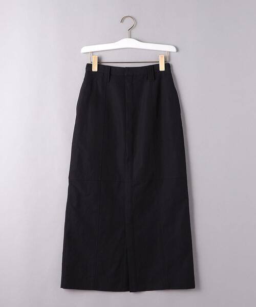AURALEE（オーラリー）の「＜AURALEE（オーラリー）＞CHINO マキシスカート ■■■（スカート・レディース・ブラック/ベージュ・0/1）」の2枚目の写真