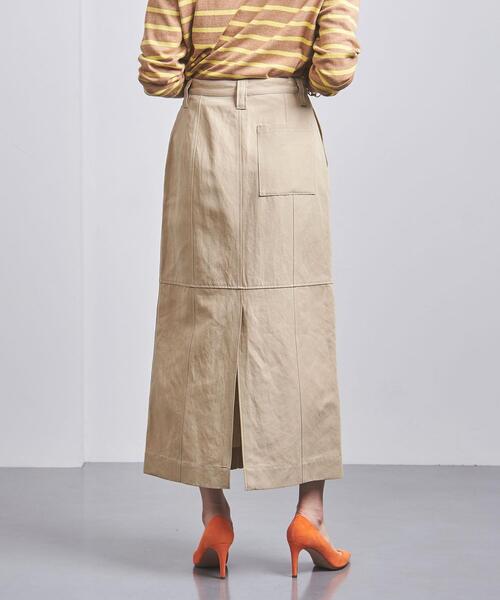 AURALEE（オーラリー）の「＜AURALEE（オーラリー）＞CHINO マキシスカート ■■■（スカート・レディース・ブラック/ベージュ・0/1）」の5枚目の写真