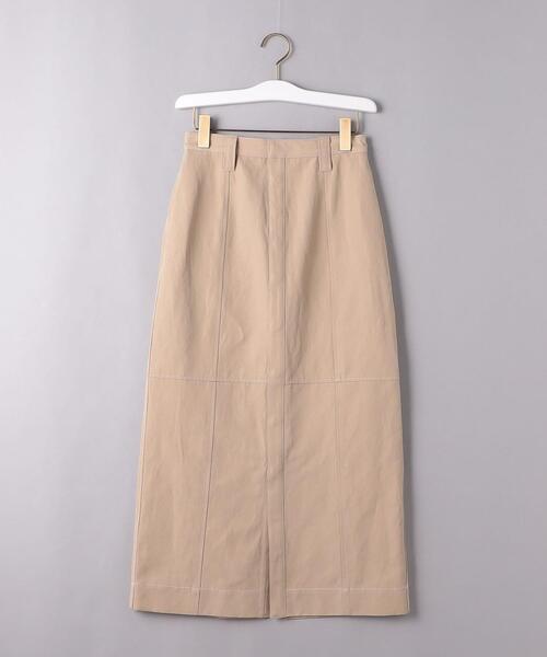 AURALEE（オーラリー）の「＜AURALEE（オーラリー）＞CHINO マキシスカート ■■■（スカート・レディース・ブラック/ベージュ・0/1）」の9枚目の写真