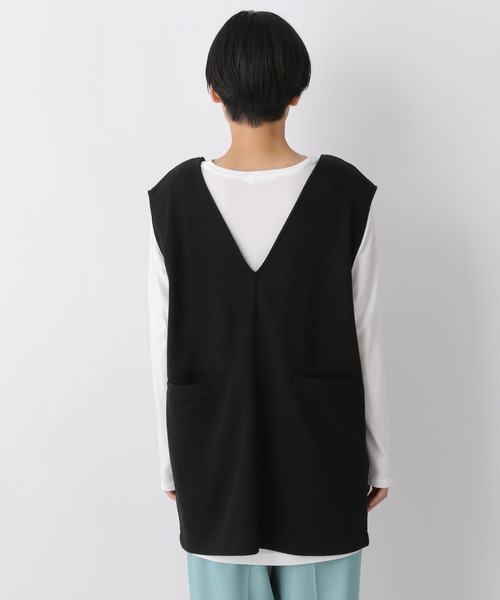 LEPSIM（レプシィム）の「2WAY2Pセットプルオーバー　259269（Tシャツ/カットソー・レディース・ライトグリーン/ブラック・FREE）」の9枚目の写真