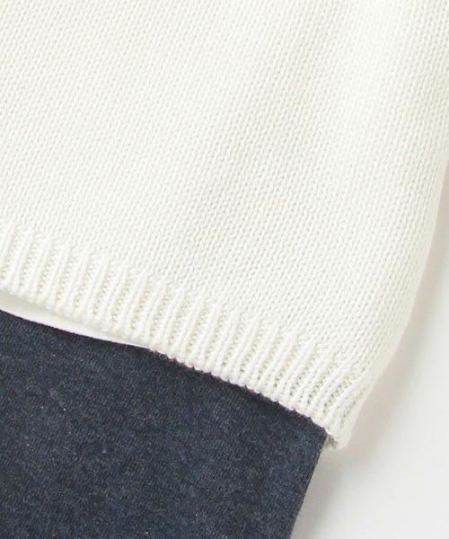 petit main（プティマイン）の「【弱酸性】おめかし2WAYオール（ロンパース・キッズ・ブルーグレー/アイボリー・50-70cm）」の9枚目の写真