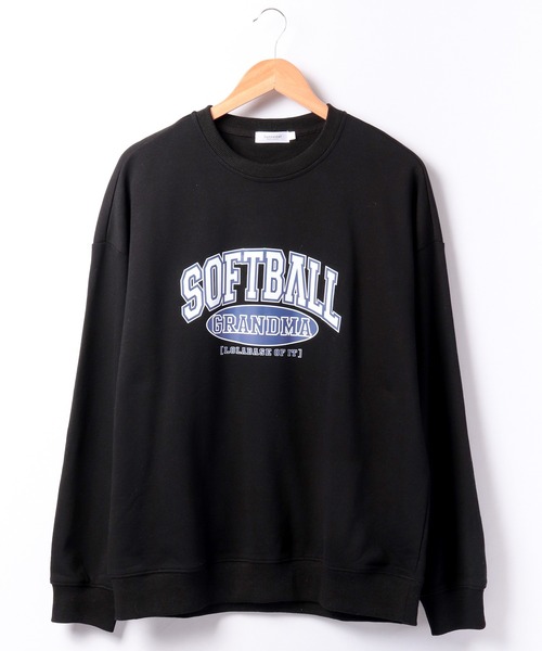 FUNALIVE(ファンアライブ)の「オーバーサイズ SOFT BALL カレッジロゴトレーナー(スウェット・メンズ・ブラック/ライトグレー/ホワイト・M/L)」の14枚目の写真