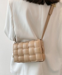 florist | 【高見え】スクエア編み込みレザーショルダーバッグ(ショルダーバッグ)