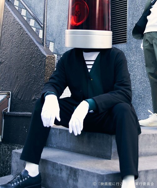 THE SHOP TK （ザ ショップ ティーケー ）の「◆【NO MORE 映画泥棒コラボ】アムンゼンダンボールカーデ（カーディガン/ボレロ・メンズ・ブラック/グリーン/ブラウン系・04/02/03/01）」の17枚目の写真