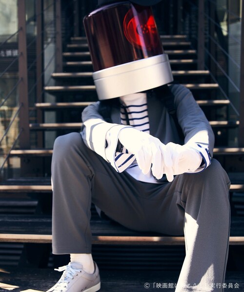 THE SHOP TK （ザ ショップ ティーケー ）の「◆【NO MORE 映画泥棒コラボ】アムンゼンダンボールカーデ（カーディガン/ボレロ・メンズ・ブラック/グリーン/ブラウン系・04/02/03/01）」の8枚目の写真