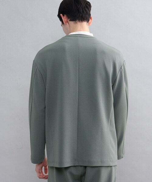 THE SHOP TK （ザ ショップ ティーケー ）の「◆【NO MORE 映画泥棒コラボ】アムンゼンダンボールカーデ（カーディガン/ボレロ・メンズ・ブラック/グリーン/ブラウン系・04/02/03/01）」の12枚目の写真