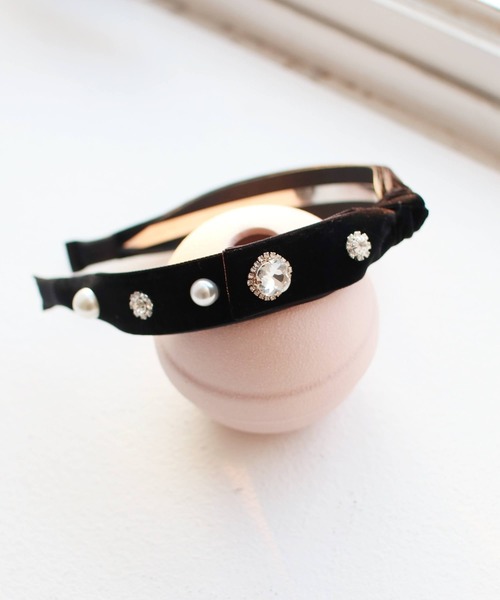 Rora（ローラ）の「マリー リボンカチューシャ(2color)（カチューシャ・キッズ・チョコ/ブラック・FREE）」の5枚目の写真