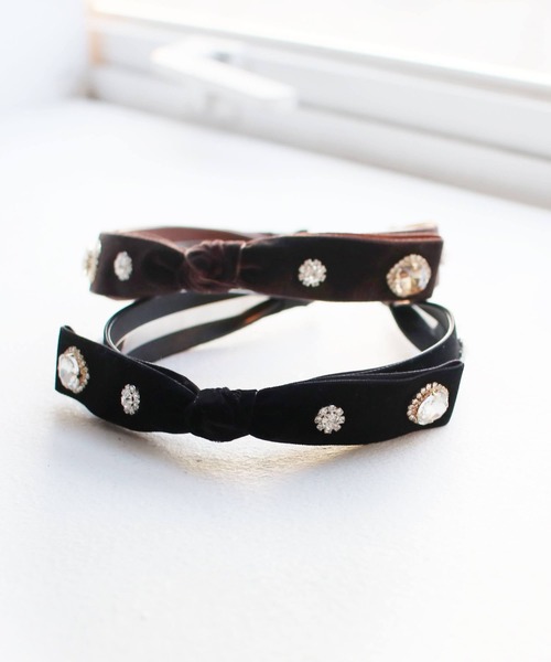 Rora（ローラ）の「マリー リボンカチューシャ(2color)（カチューシャ・キッズ・チョコ/ブラック・FREE）」の8枚目の写真