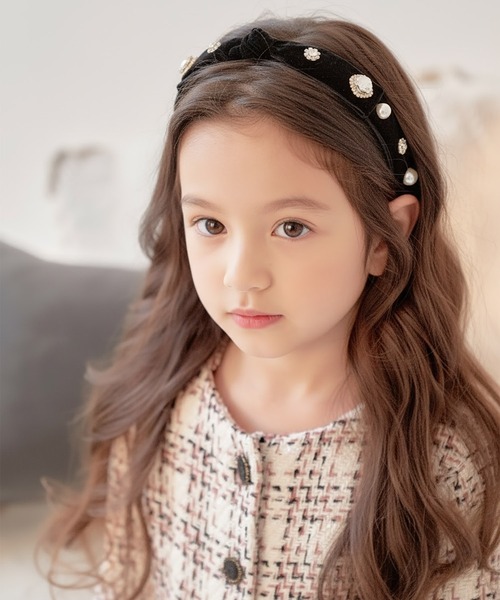 Rora(ローラ)の「マリー リボンカチューシャ(2color)(カチューシャ・キッズ・チョコ/ブラック・FREE)」の10枚目の写真