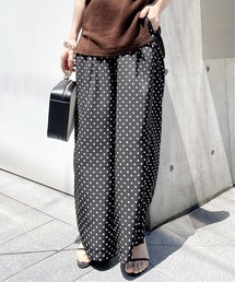 VERMEIL par iena | ドットワイドパンツ ◆(その他パンツ)