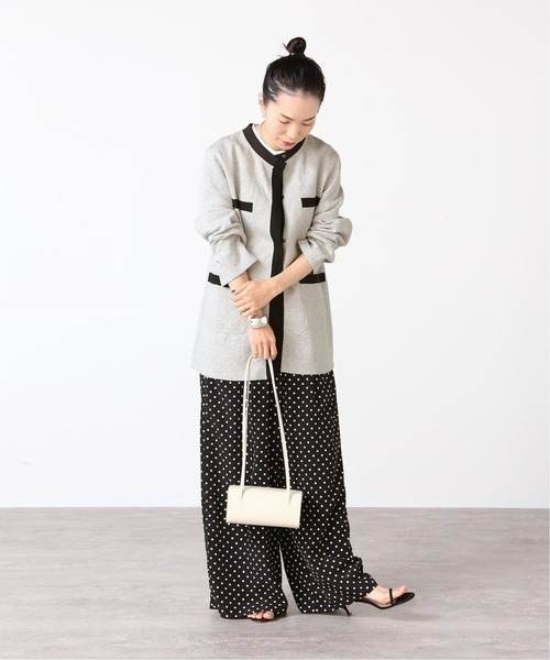 VERMEIL par iena（ヴェルメイユパーイエナ）の「《追加》ドットワイドパンツ（その他パンツ・レディース・ブラック・38/36/40）」の19枚目の写真