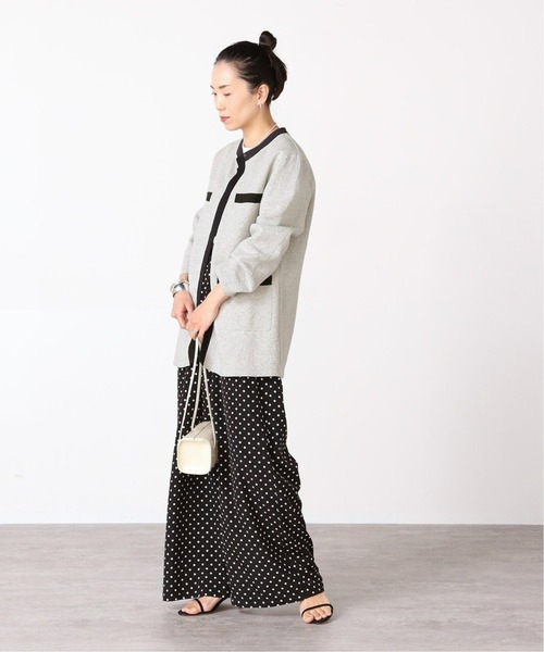 VERMEIL par iena（ヴェルメイユパーイエナ）の「《追加》ドットワイドパンツ（その他パンツ・レディース・ブラック・38/36/40）」の12枚目の写真