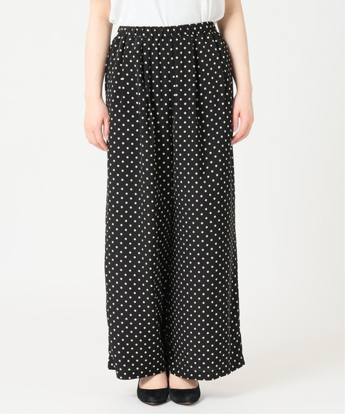 VERMEIL par iena（ヴェルメイユパーイエナ）の「《追加》ドットワイドパンツ（その他パンツ・レディース・ブラック・38/36/40）」の21枚目の写真
