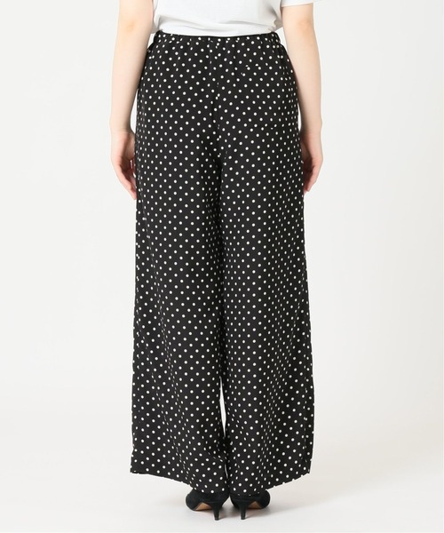VERMEIL par iena（ヴェルメイユパーイエナ）の「《追加》ドットワイドパンツ（その他パンツ・レディース・ブラック・38/36/40）」の14枚目の写真