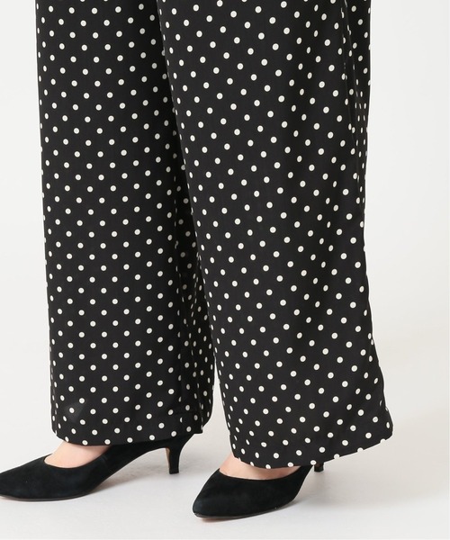 VERMEIL par iena（ヴェルメイユパーイエナ）の「《追加》ドットワイドパンツ（その他パンツ・レディース・ブラック・38/36/40）」の18枚目の写真