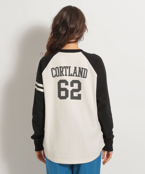 niko and...（ニコアンド）の「ベースボールラインTシャツ（Tシャツ/カットソー・レディース・ブラック/オレンジ/ブルー/グリーン・MEDIUM/LARGE）」の15枚目の写真