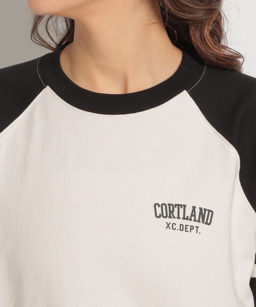 niko and...（ニコアンド）の「ベースボールラインTシャツ（Tシャツ/カットソー・レディース・ブラック/オレンジ/ブルー/グリーン・MEDIUM/LARGE）」の16枚目の写真