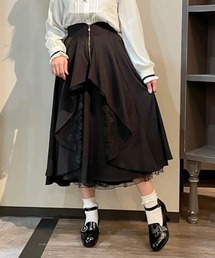 ジップフリルスカート