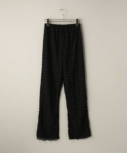 Aresense（アーセンス）の「provoke/プロヴォ―ク furi-furi pants/フリフリパンツ（その他パンツ・レディース・ホワイト/ブラック・ﾌﾘ-）」の2枚目の写真