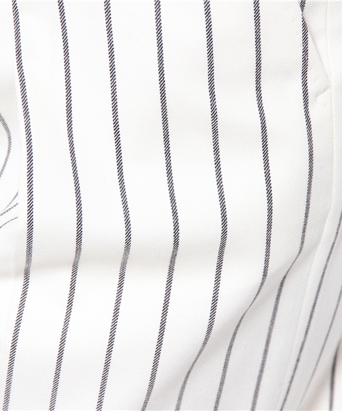 SHIPS for women（シップスフォーウィメン）の「★★【Ginza5月号掲載】ストライプワイドタックパンツ（その他パンツ・レディース・ネイビー/ホワイト・36/38）」の12枚目の写真