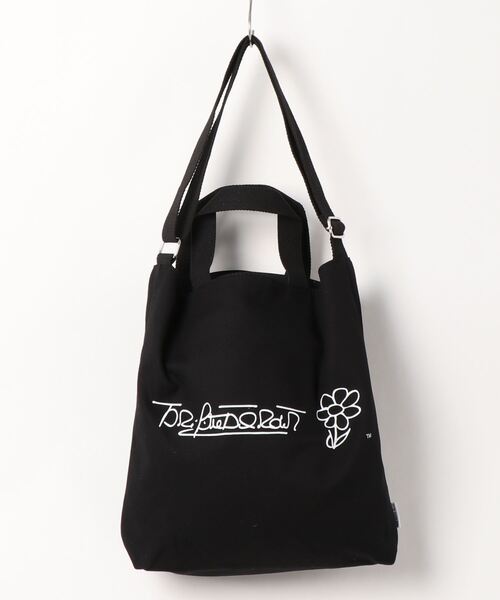 Little sunny bite(リトルサニーバイト)の「Brigitte Bardot x little sunny bite 2way tote bag(トートバッグ・レディース・ピンク/アイボリー/ブラック・FREE)」の4枚目の写真