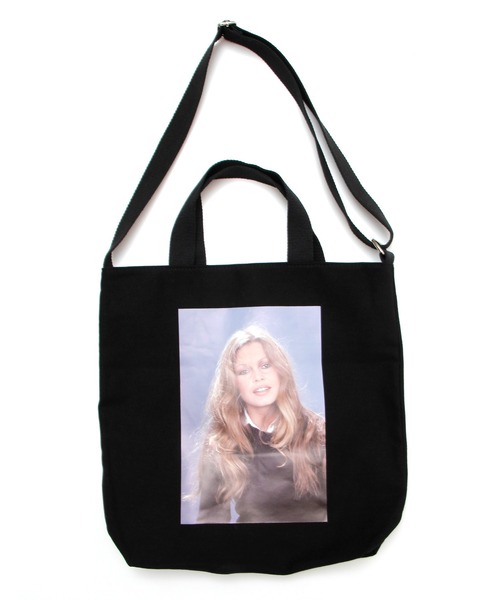 Little sunny bite(リトルサニーバイト)の「Brigitte Bardot x little sunny bite 2way tote bag(トートバッグ・レディース・ピンク/アイボリー/ブラック・FREE)」の12枚目の写真
