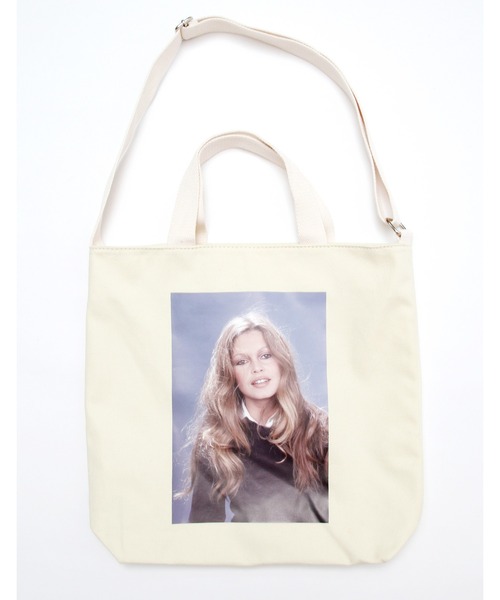 Little sunny bite(リトルサニーバイト)の「Brigitte Bardot x little sunny bite 2way tote bag(トートバッグ・レディース・ピンク/アイボリー/ブラック・FREE)」の22枚目の写真