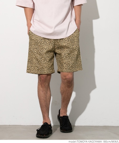 coca（coca）（コカ）の「メンズ レオパードハーフパンツ（その他