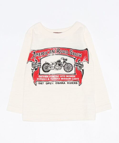 P Field 日本製 アメリカンバイク イラストロンt Tシャツ カットソー P Field ピーフィールド のファッション通販 Zozotown