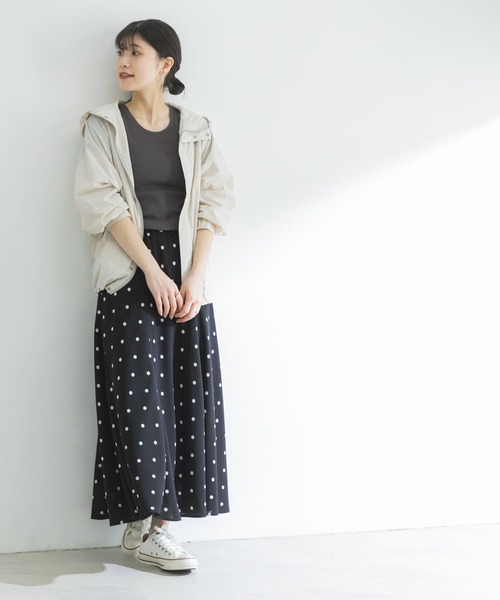 URBAN RESEARCH（アーバンリサーチ）の「コンパクトテレコTシャツ（Tシャツ/カットソー・レディース・レッド/チャコールグレー/ライトグレー・FREE）」の16枚目の写真