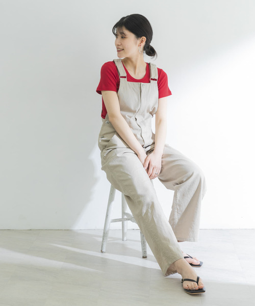 URBAN RESEARCH（アーバンリサーチ）の「コンパクトテレコTシャツ（Tシャツ/カットソー・レディース・レッド/チャコールグレー/ライトグレー・FREE）」の20枚目の写真