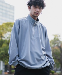 『CavariA/キャバリア』ハーフジップ長袖トレーナー