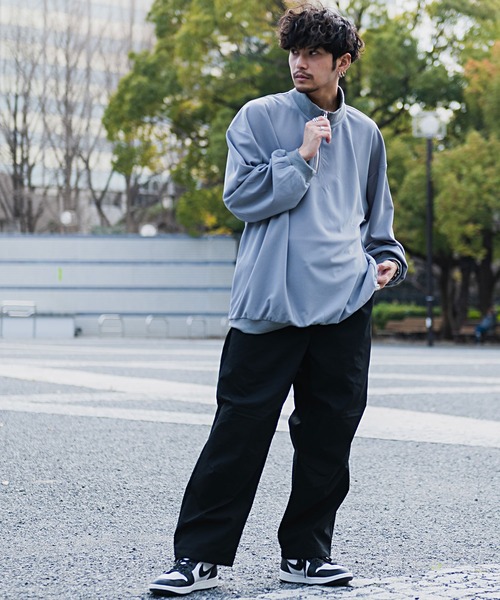 セール】『CavariA/キャバリア』ハーフジップ長袖トレーナー