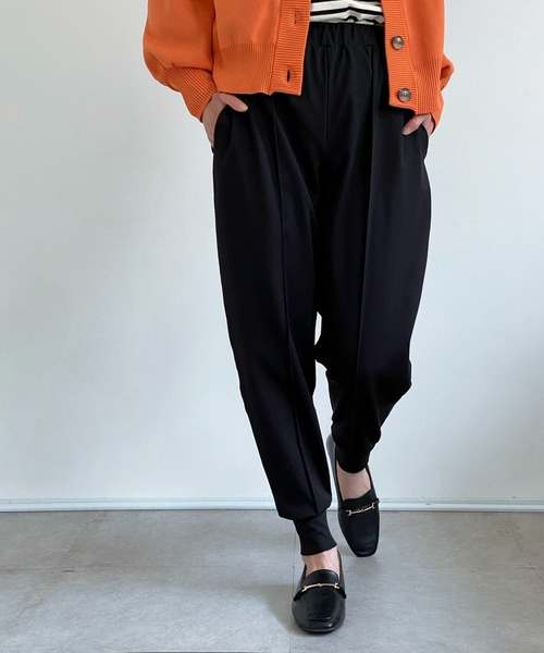 ottilie（オティーリエ）の「ジョガーパンツ（その他パンツ・レディース・チャコールグレー/ブラック/ベージュ・FREE）」の6枚目の写真