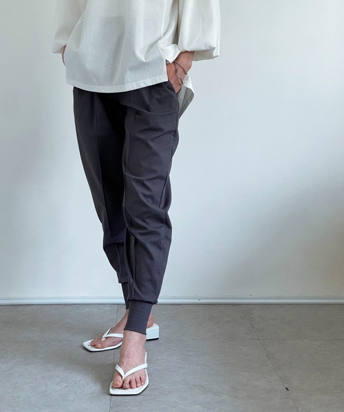 ottilie（オティーリエ）の「ジョガーパンツ（その他パンツ・レディース・チャコールグレー/ブラック/ベージュ・FREE）」の12枚目の写真