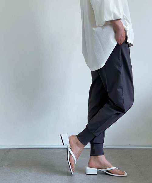 ottilie（オティーリエ）の「ジョガーパンツ（その他パンツ・レディース・チャコールグレー/ブラック/ベージュ・FREE）」の14枚目の写真