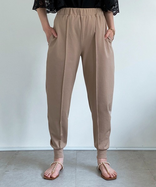 ottilie（オティーリエ）の「ジョガーパンツ（その他パンツ・レディース・チャコールグレー/ブラック/ベージュ・FREE）」の16枚目の写真