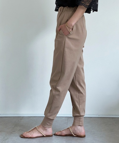 ottilie（オティーリエ）の「ジョガーパンツ（その他パンツ・レディース・チャコールグレー/ブラック/ベージュ・FREE）」の18枚目の写真