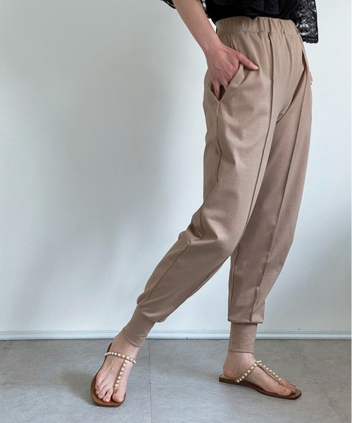 ottilie（オティーリエ）の「ジョガーパンツ（その他パンツ・レディース・チャコールグレー/ブラック/ベージュ・FREE）」の19枚目の写真