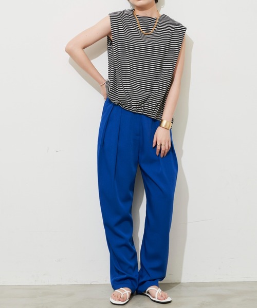 Aunt Marie's（アントマリーズ）の「ダブルラインフラットサンダル（サンダル・レディース・ブラック/ホワイト・M/L/S）」の19枚目の写真